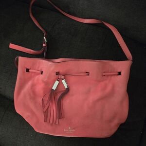 Kate Spade Coral Leather Shoulder Bag